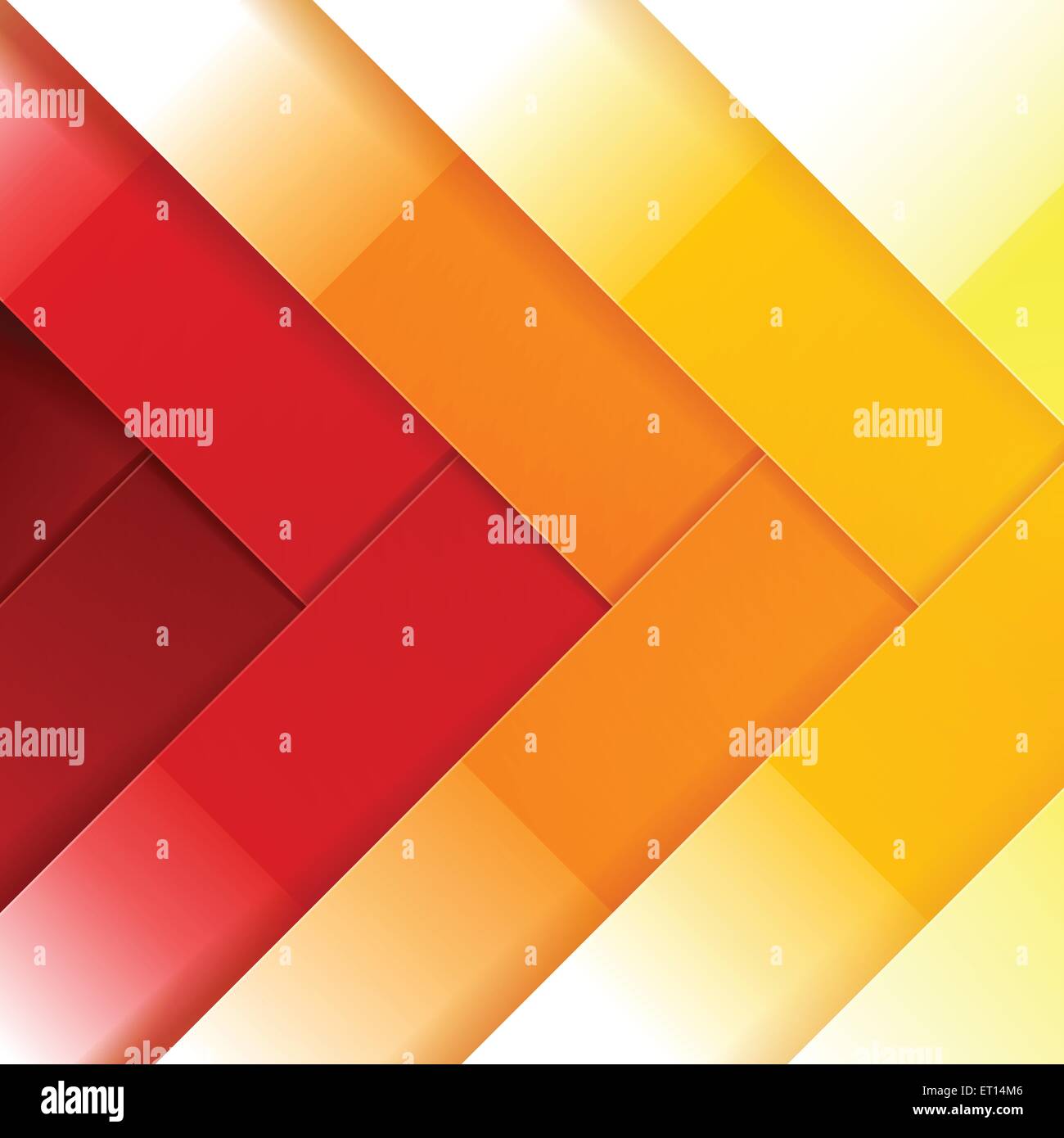 Abstract red, orange and yellow shining rectangle shapes background. RGB EPS 10 vector illustration Stock Vector