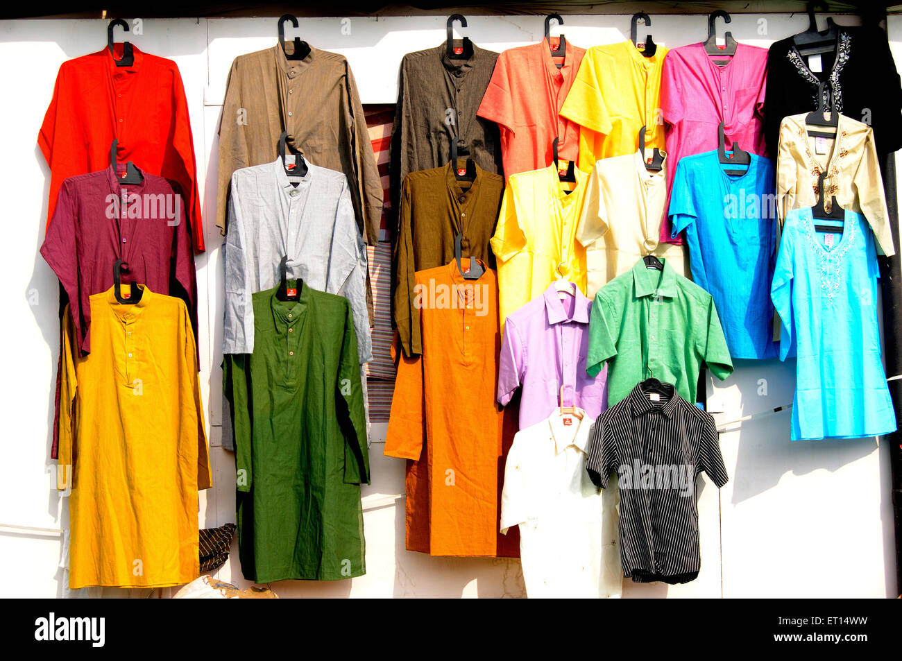 Colourful kurta Stock Photo