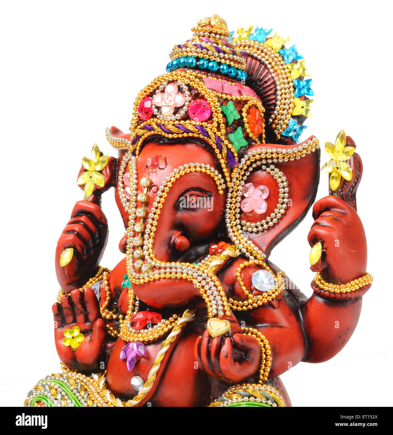 Clay statue of lord ganesh Stock Photo Alamy
