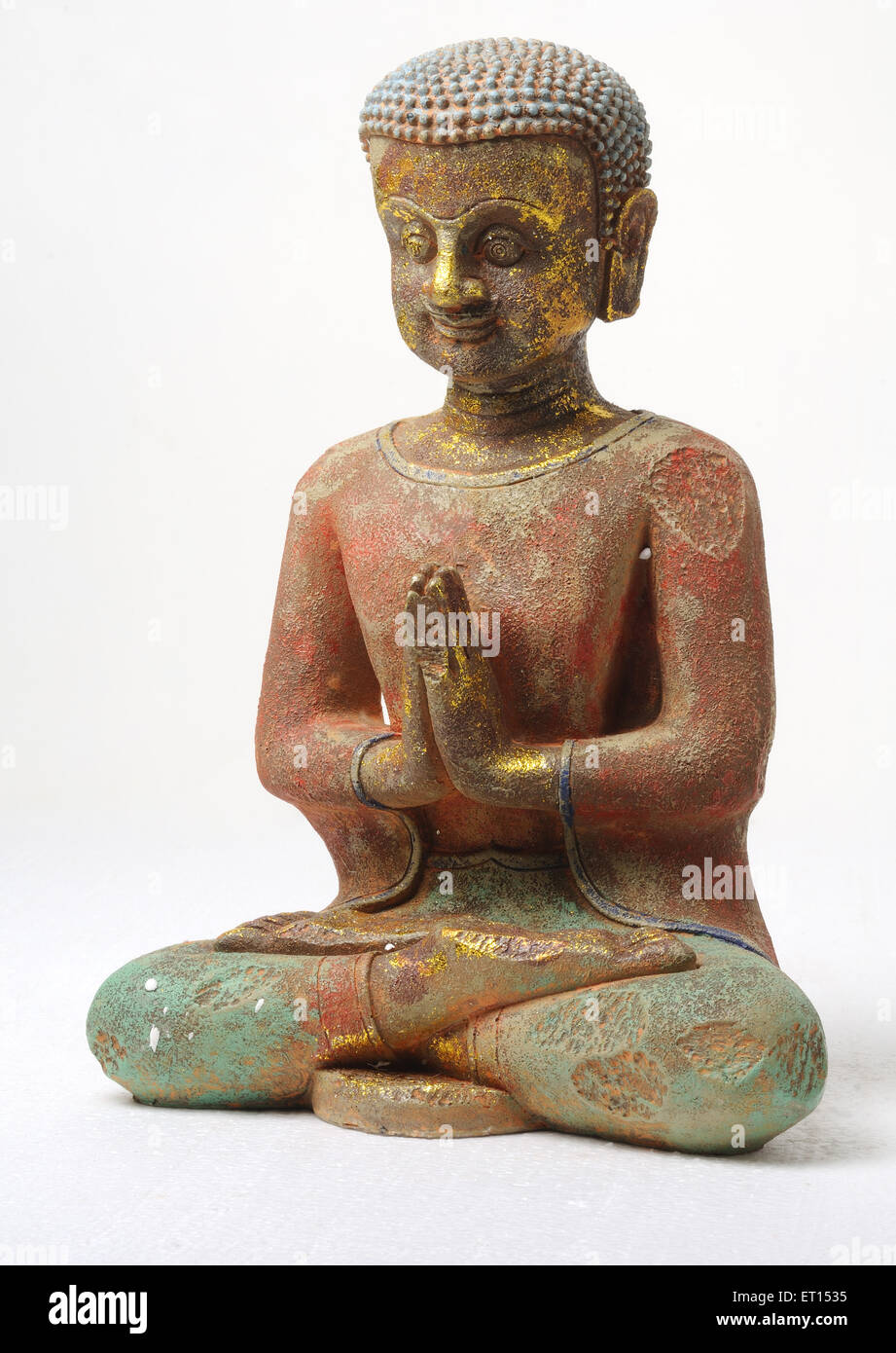 Fibre statue of lord buddha Stock Photo Alamy