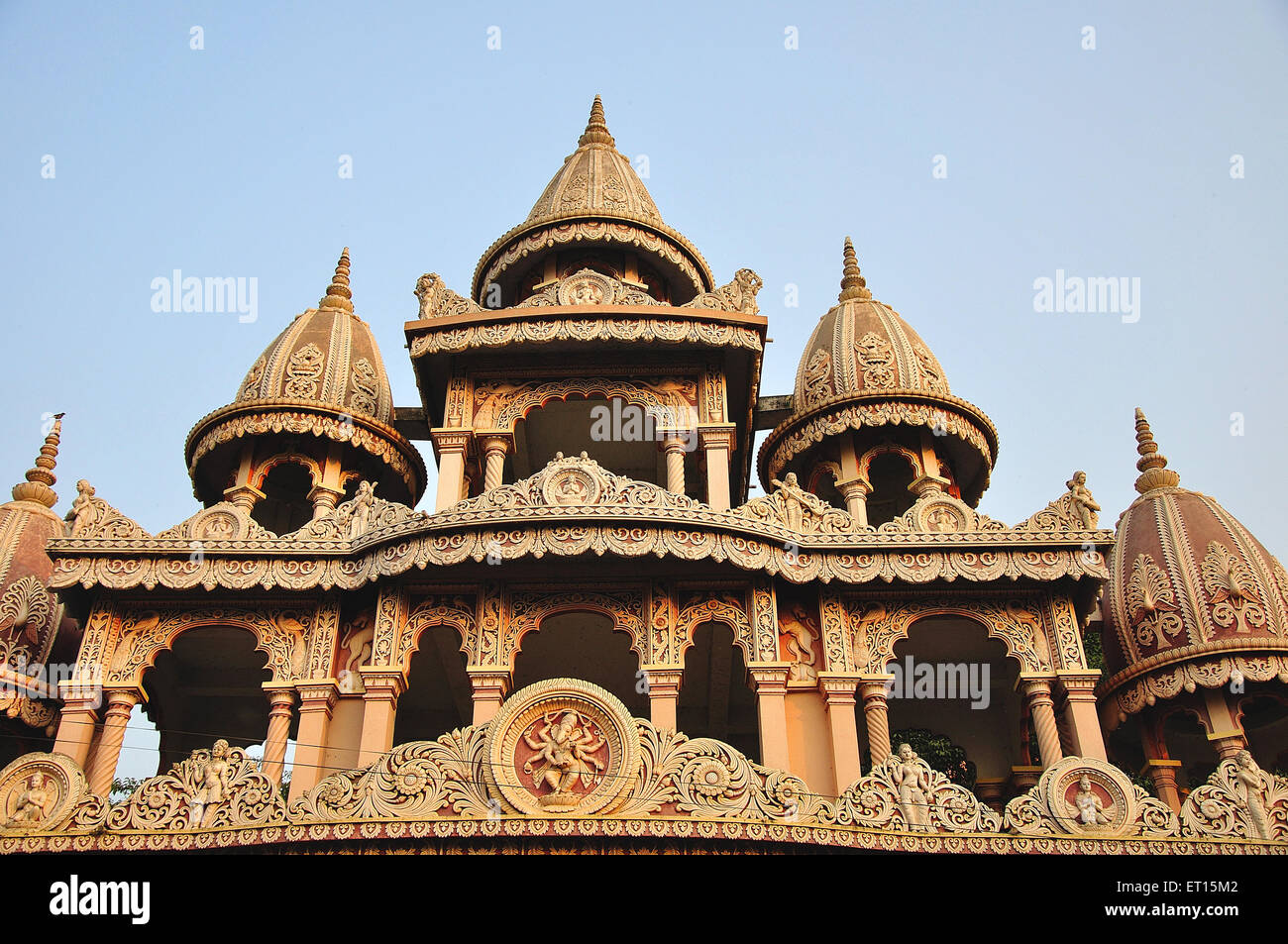 Temple ; Nabadwip Dham ; Nadia ; West Bengal ; India Stock Photo