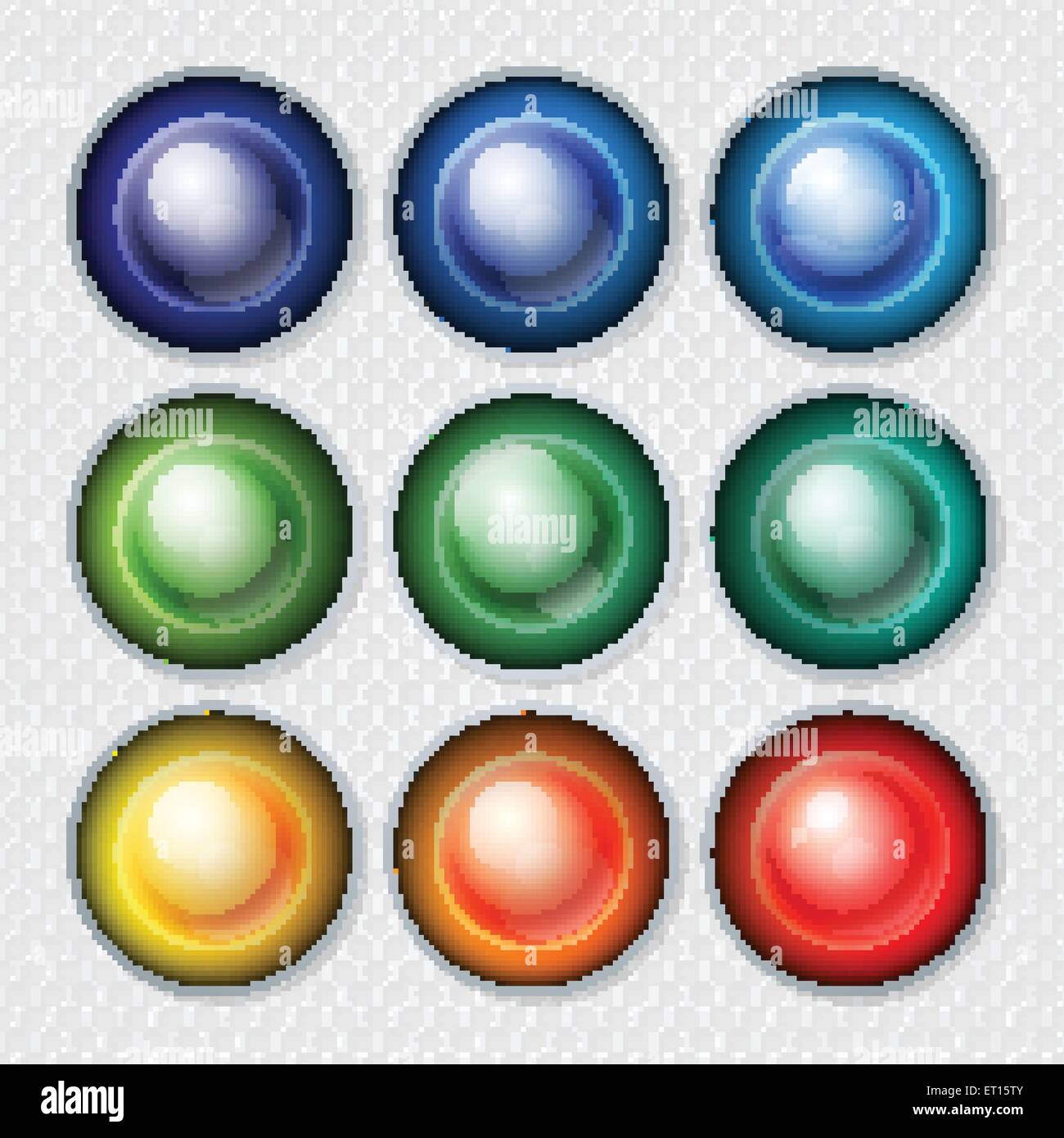 Infographics shiny realistic colorful circles and spheres background ...