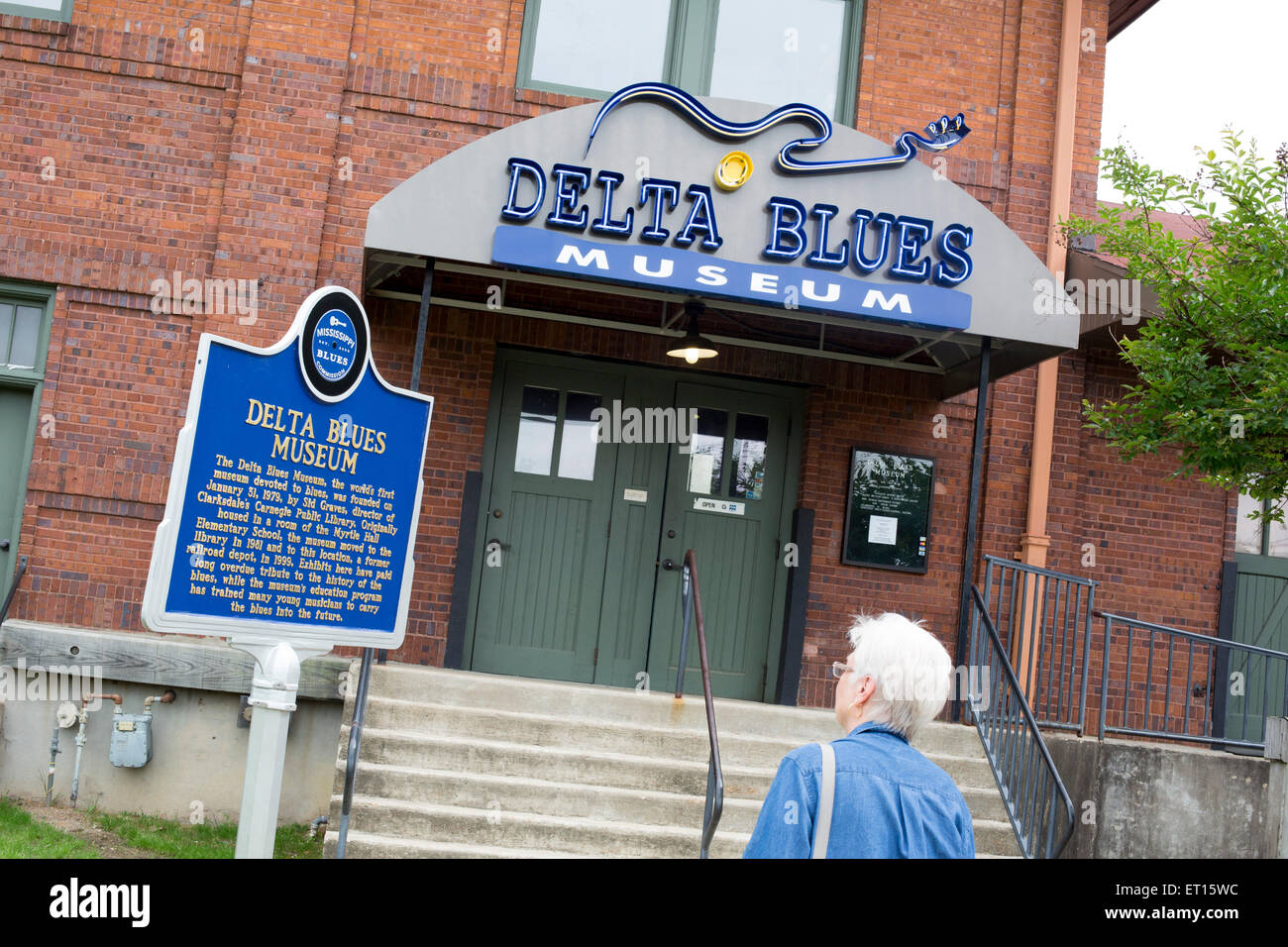 Clarksdale, Mississippi - The Delta Blues Museum. Stock Photo