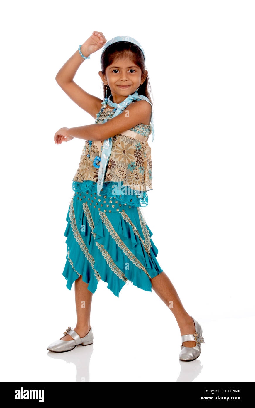 Young baby girl child dancing white background - MR#736M - rmm 151185 Stock  Photo - Alamy