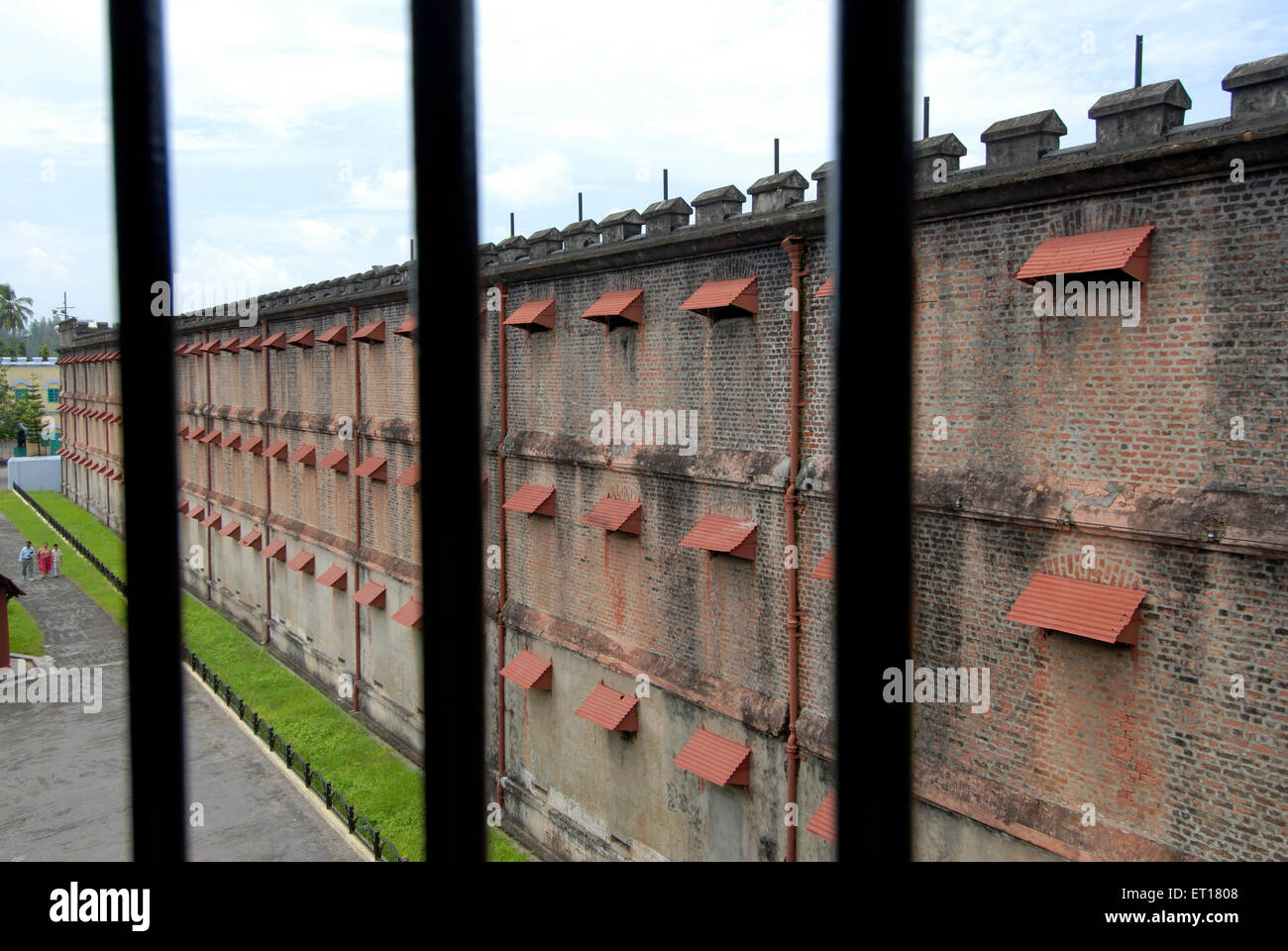 Cellular jail three story ; Port Blair ; South Andaman Islands ; Bay of Bengal ; India October 2008 Stock Photo