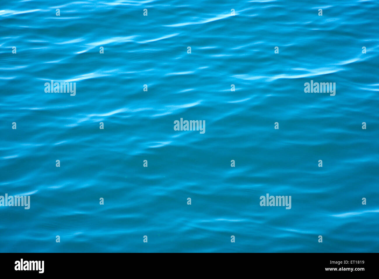 Blue sea water, Port Blair, Andaman and Nicobar Islands, Union territory of India, UT Stock Photo