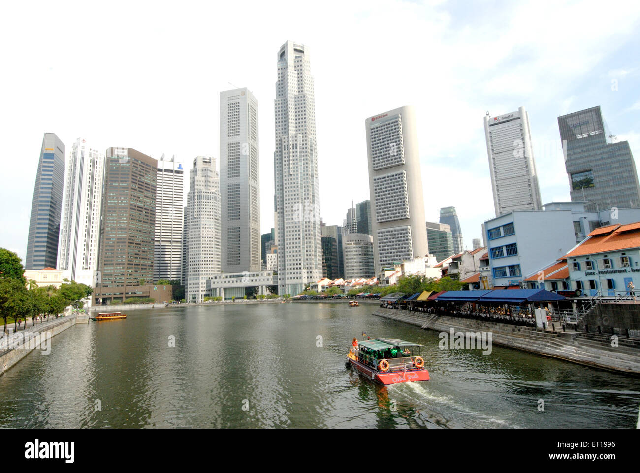 Skyline of Singapore Stock Photo