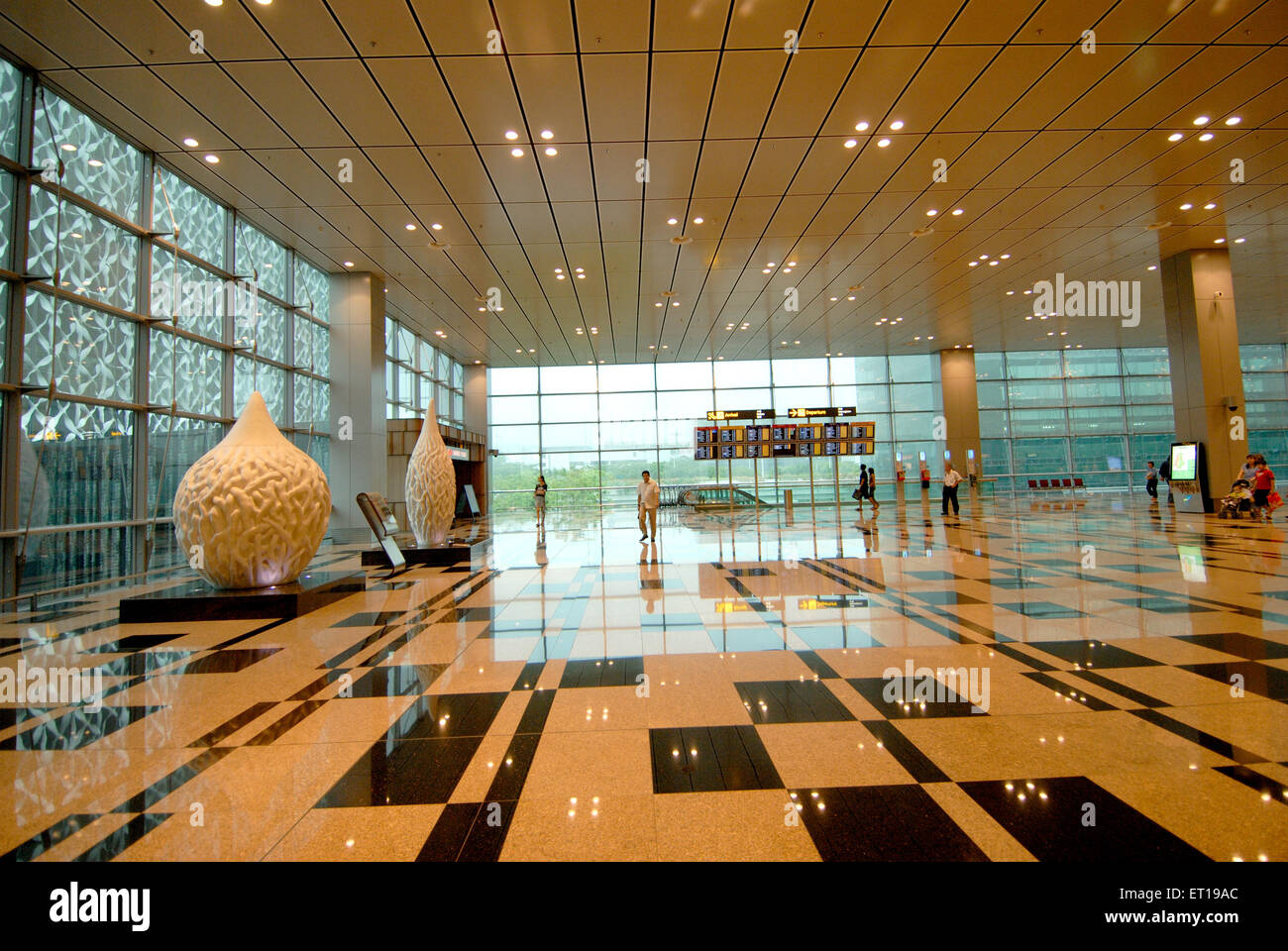 Singapore Changi Airport interior, Changi Airport interior, Singapore, Asia Stock Photo