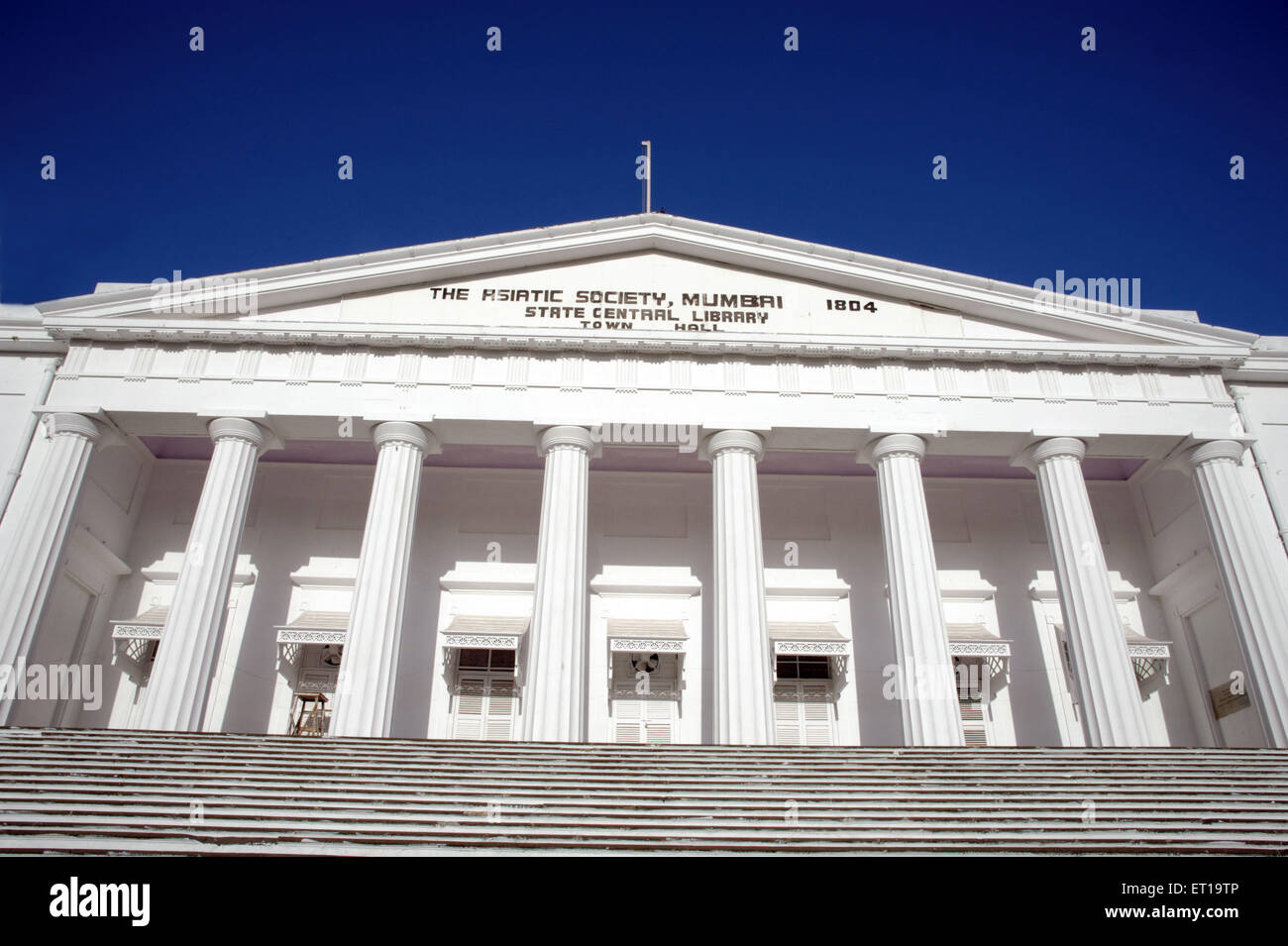 The Asiatic Society Mumbai State Central Library Town Hall Maharashtra India Stock Photo