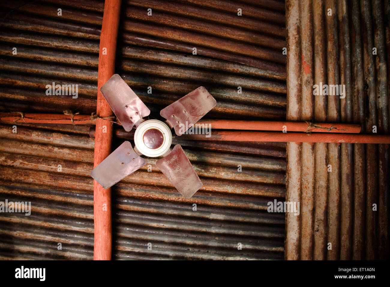 Ceiling fan in Nandur , Marathwada , Maharashtra , India Stock Photo
