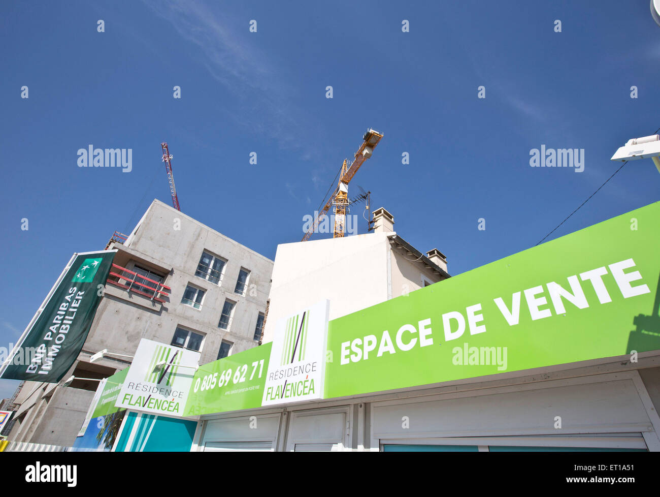 Real Estate in Paris and surrounding Stock Photo Alamy