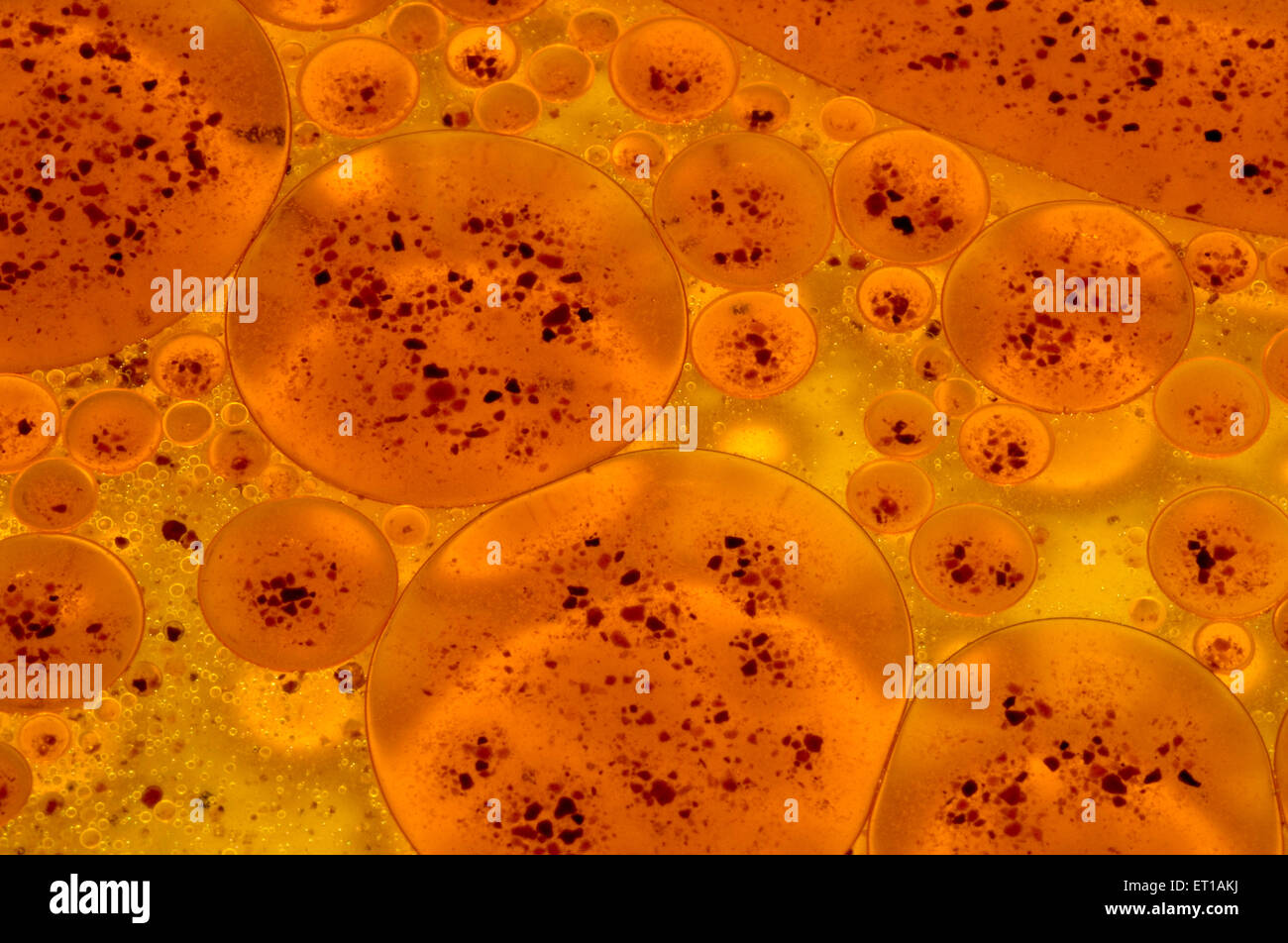 oil water abstract pattern background Stock Photo