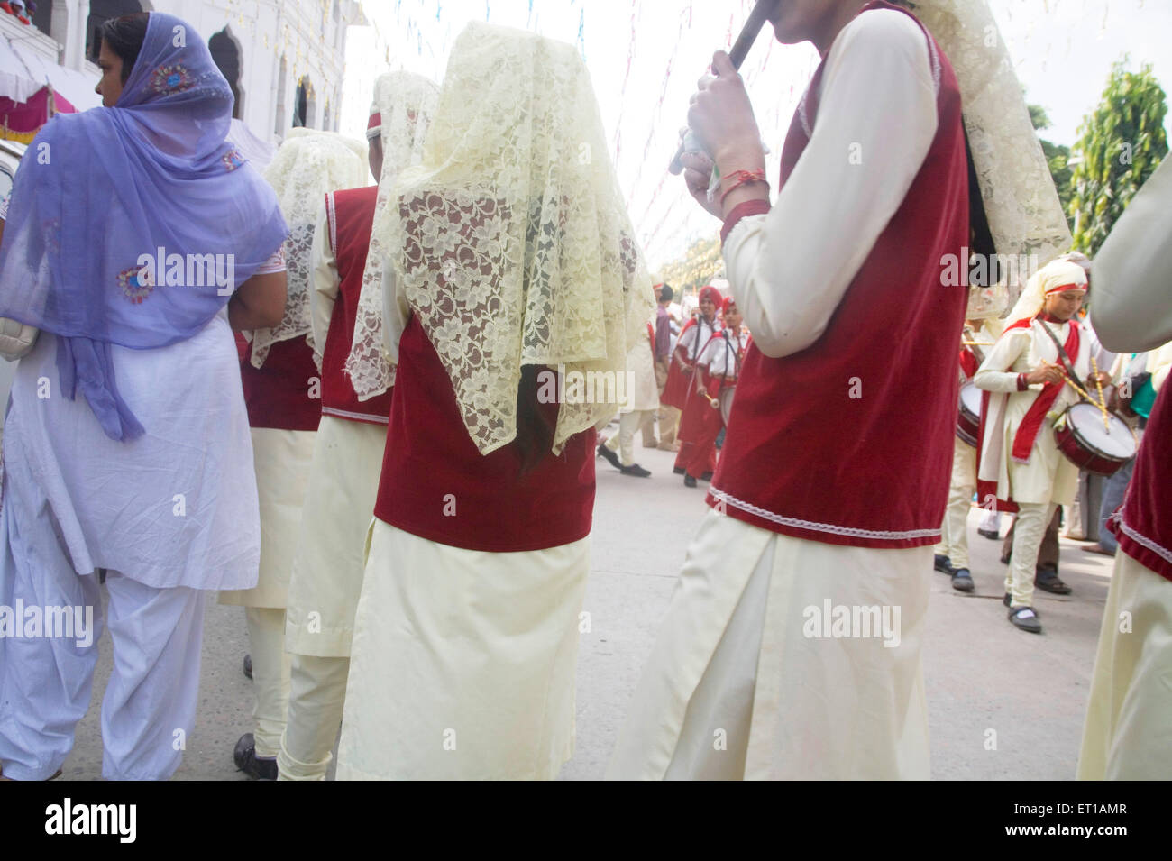 Guru Ramdas Jayanti celebration ; Swarn Mandir Golden temple ; Amritsar ; Punjab ; India Stock