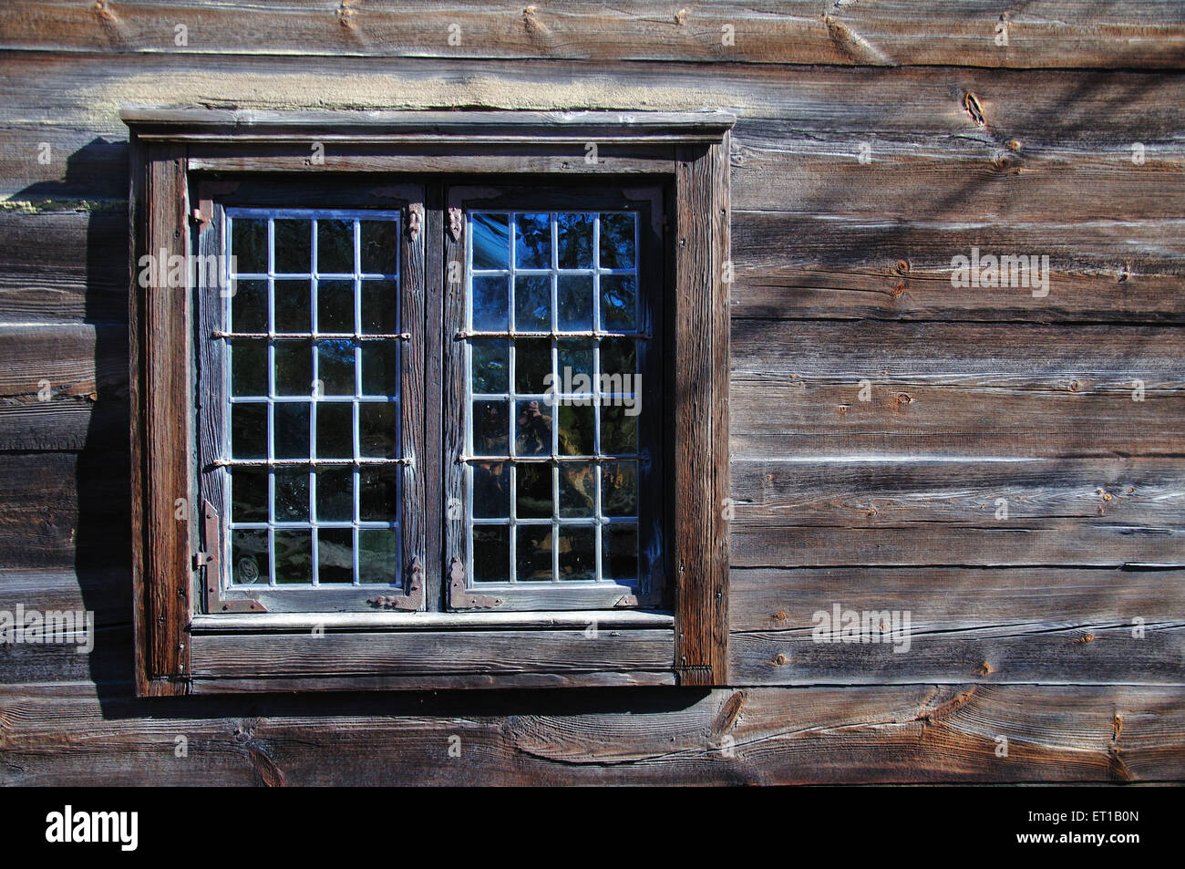 Window skansen Stockholm Sweden Stock Photo