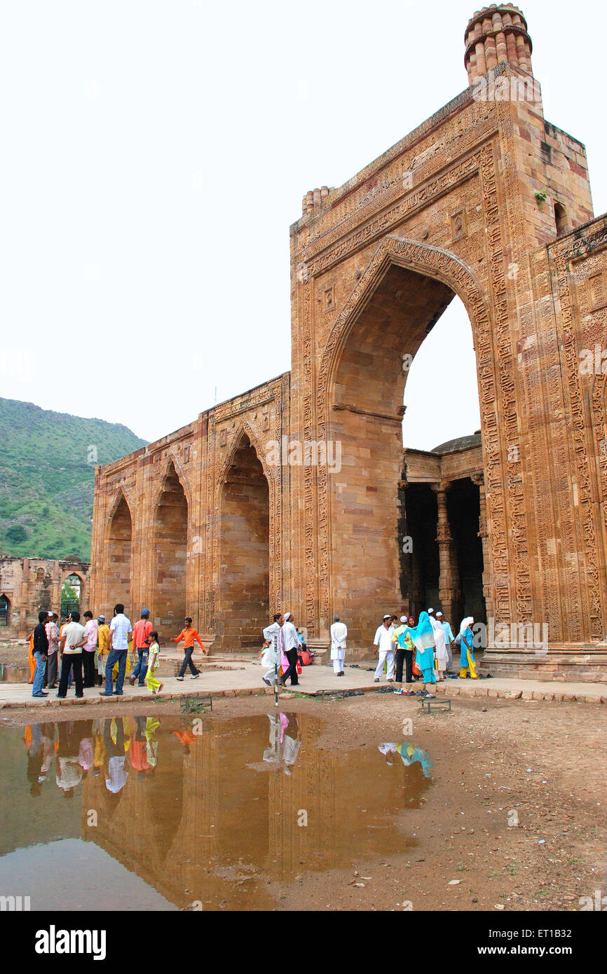 Tourist at arhai din ka jhonpra ; Ajmer ; Rajasthan ; India Stock Photo