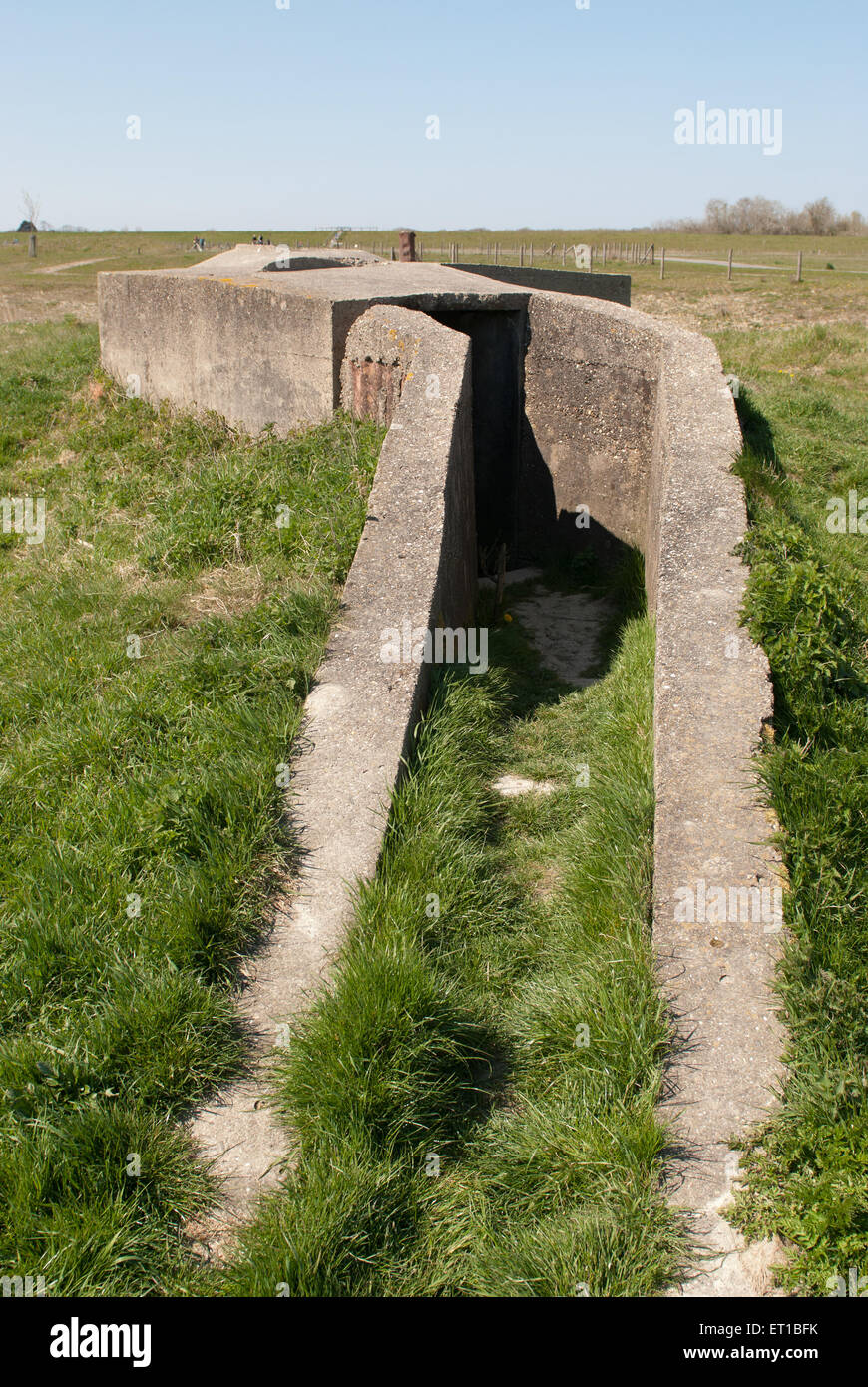 German bunker of the type tobruk from WWII Stock Photo - Alamy