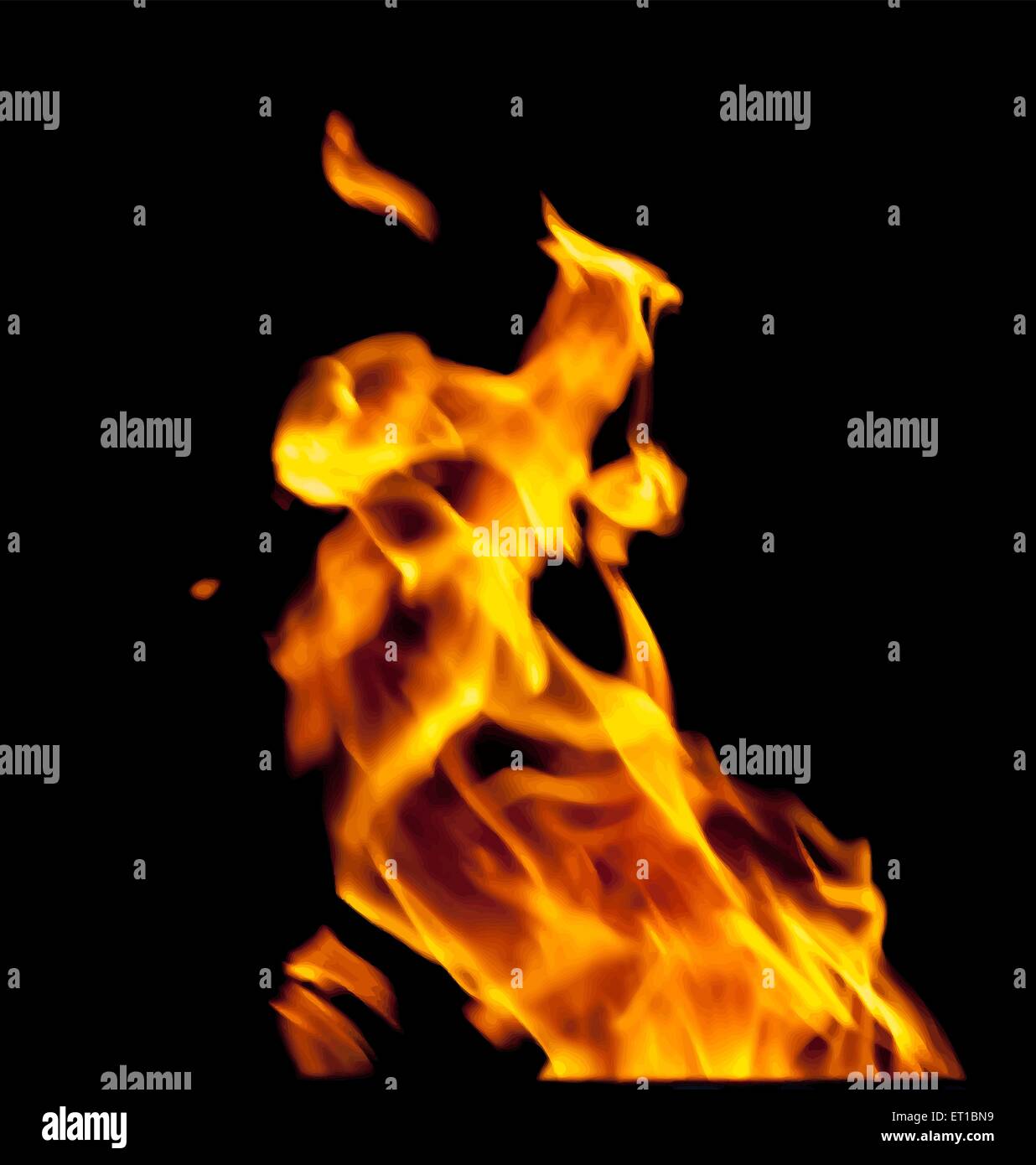 Fire in vector format Stock Vector Image & Art - Alamy