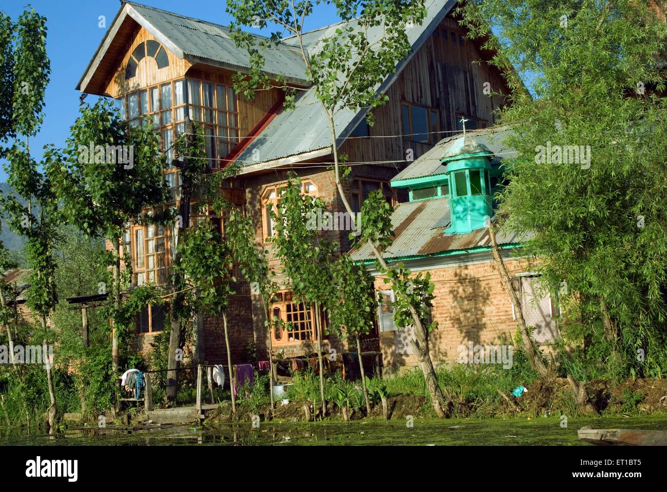 Houses in srinagar kashmir india hires stock photography and images