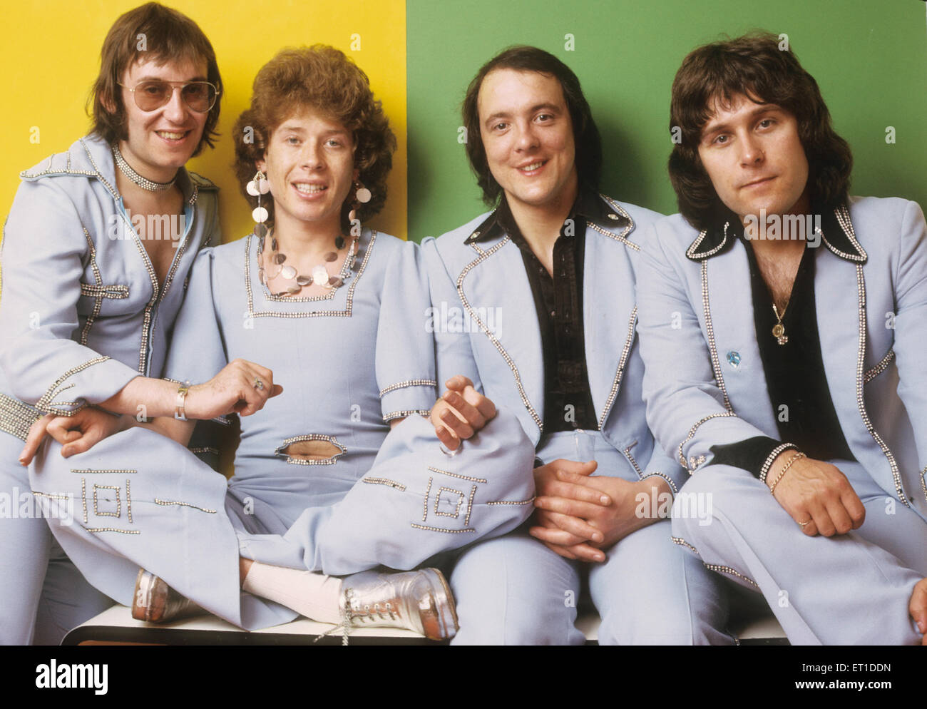 MUD UK pop group in 1974 Stock Photo - Alamy