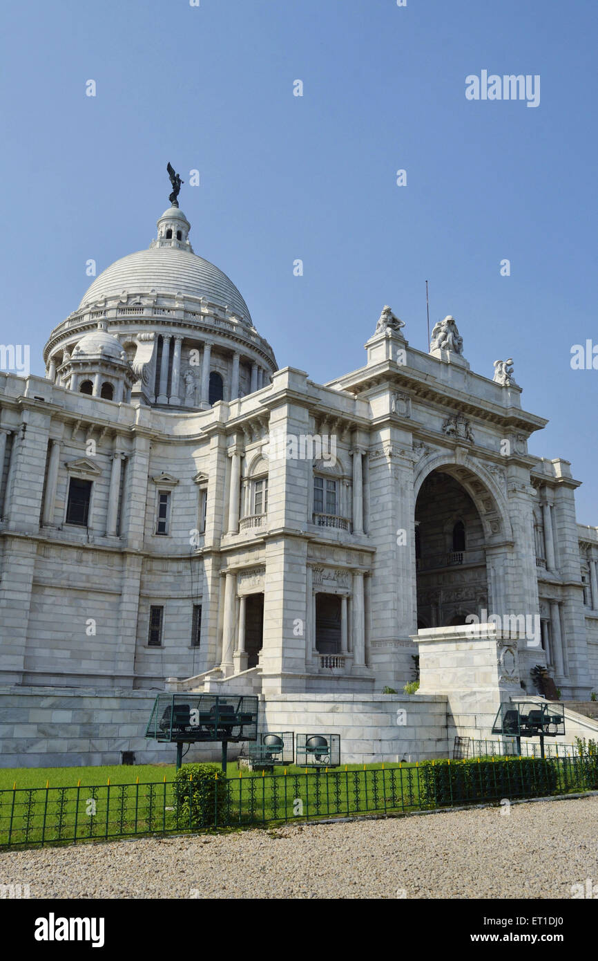 Victoria Memorial museum Calcutta Kolkata West Bengal India Asia Stock Photo