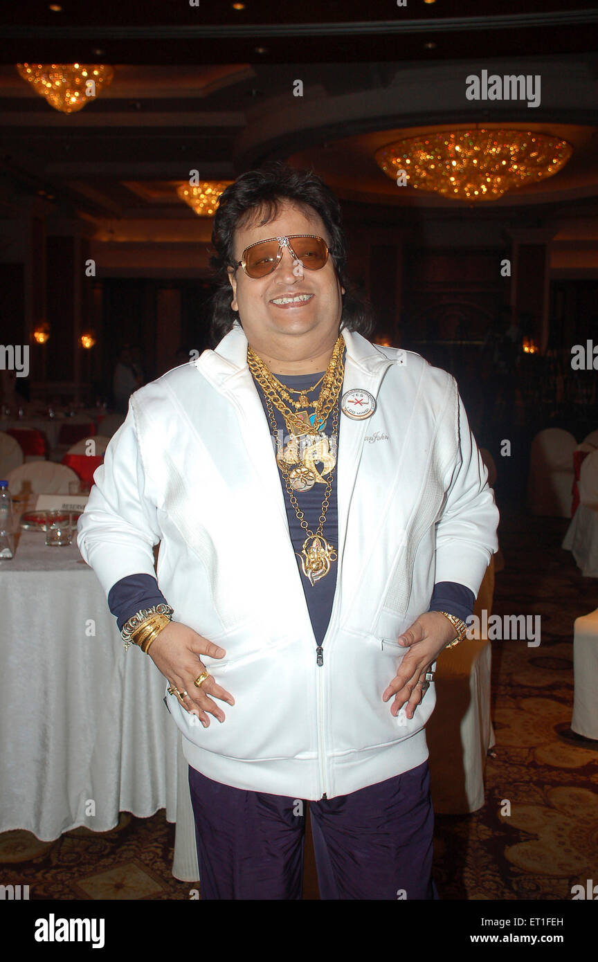 Bappi Lahiri, Indian music director, Alokesh Bappi Lahiri, Indian singer, composer, politician, disco musician, record producer, India Stock Photo