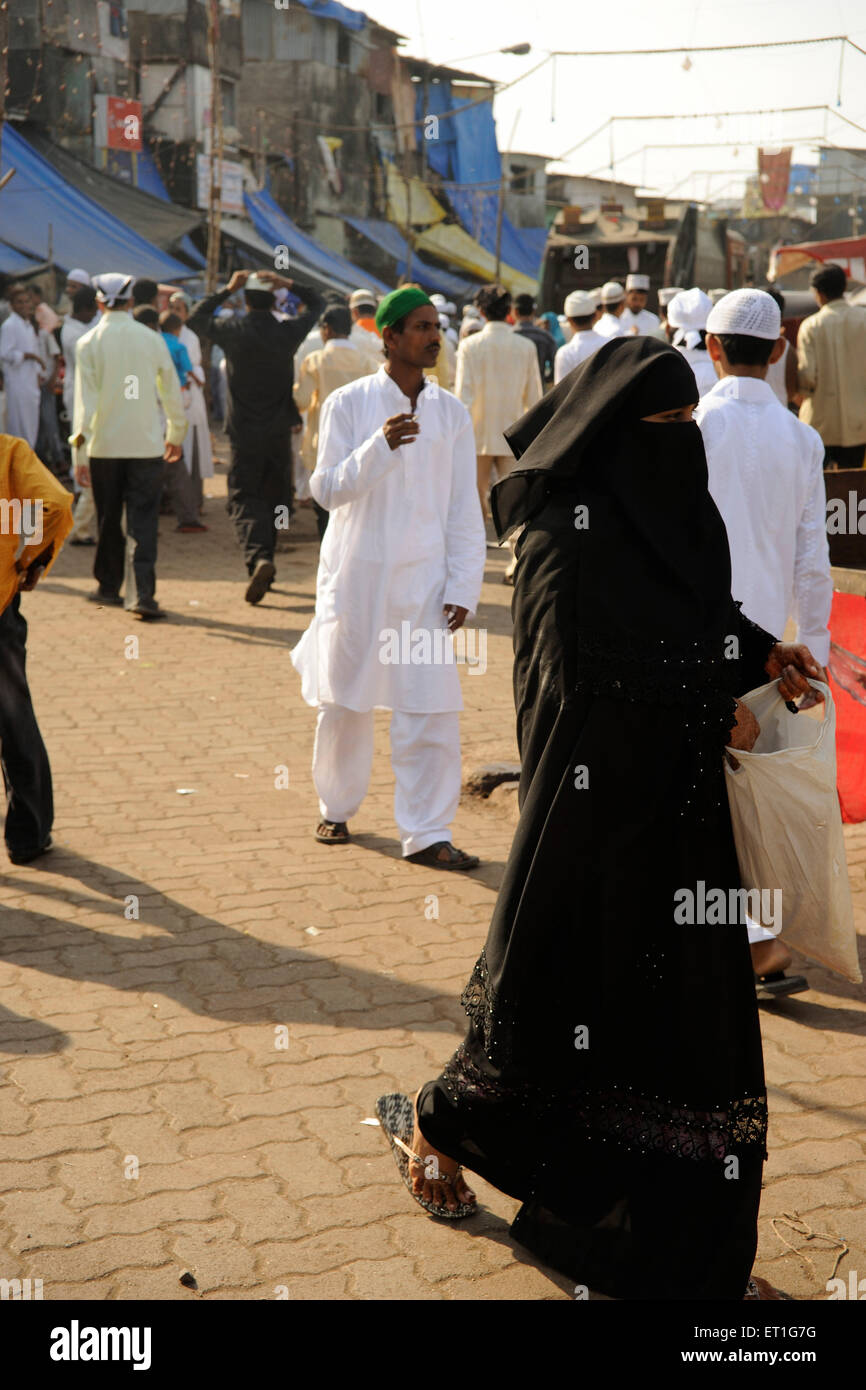 Muslim on occasion of id al adha ; Bombay Mumbai ; Maharashtra ; India NO MR Stock Photo
