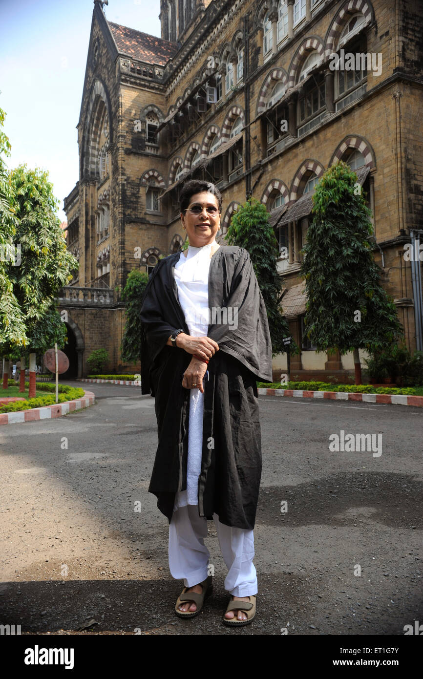 Rohini Salian, Indian lawyer, Chief Public Prosecutor, State of Maharashtra, Sessions Court, Bombay, Mumbai, Maharashtra, India Stock Photo