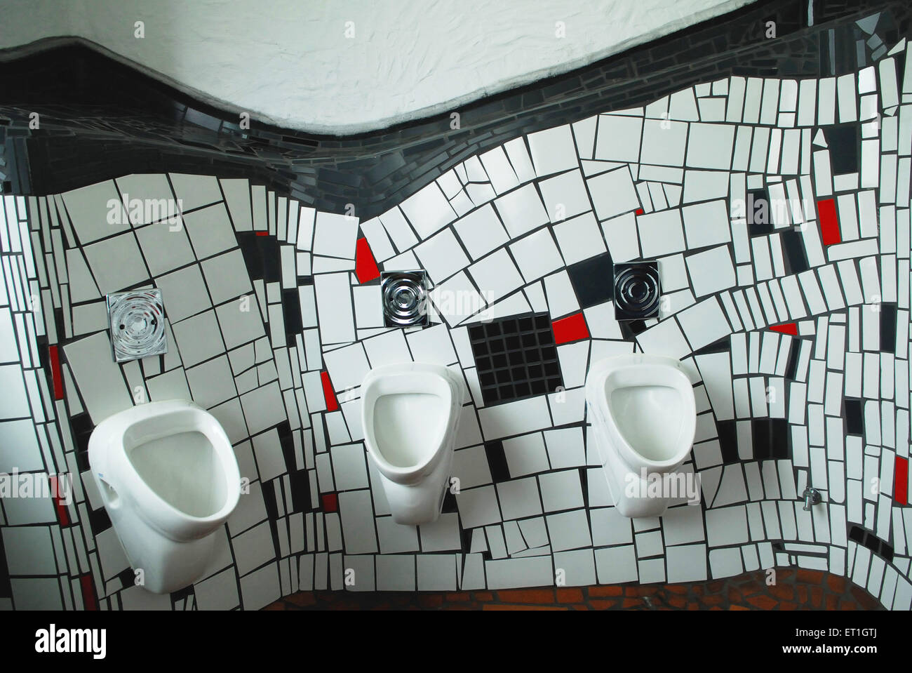 Designer toilet urinal, Berlin, Germany, German, Europe, European Stock Photo