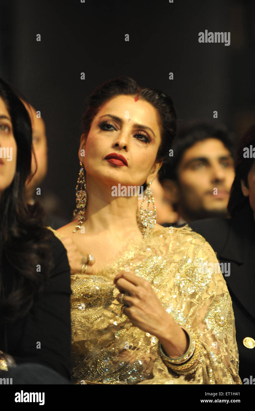Rekha, Indian actress, Bhanurekha Ganesan, India, Asia Stock Photo - Alamy