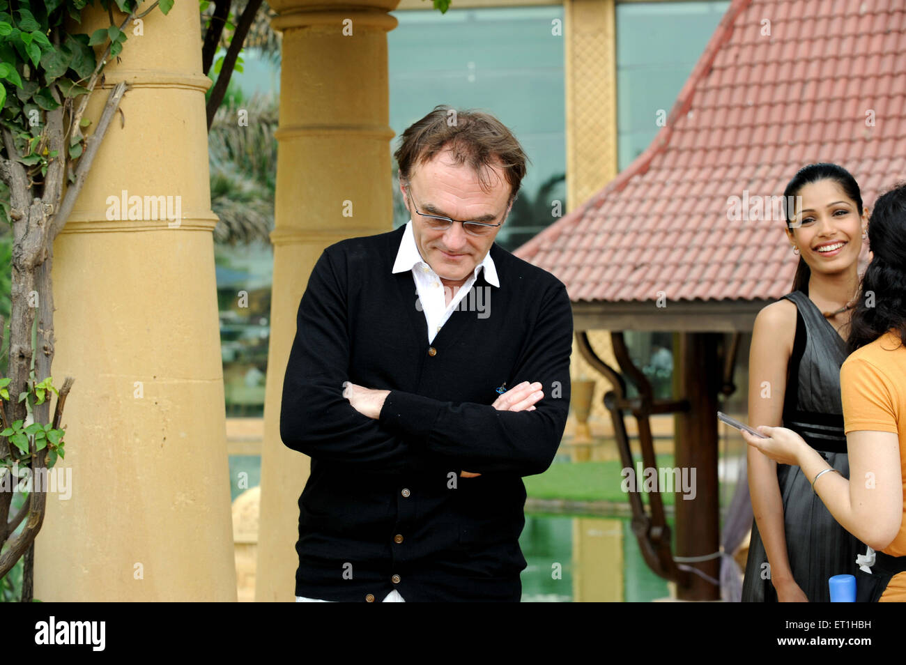 Danny Boyle, English Director, Frieda Pinto, Indian actress, India, Asia Stock Photo