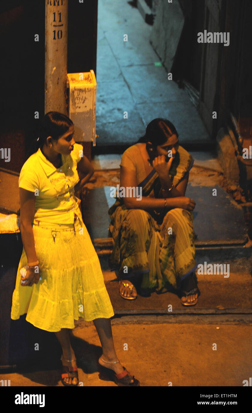 Prostitute; Kamathipura; Lal Bazar; red light area; Grant Road; Bombay;  Mumbai; Maharashtra; India; Asia; Asian; Indian prostitutes; no model  release Stock Photo - Alamy