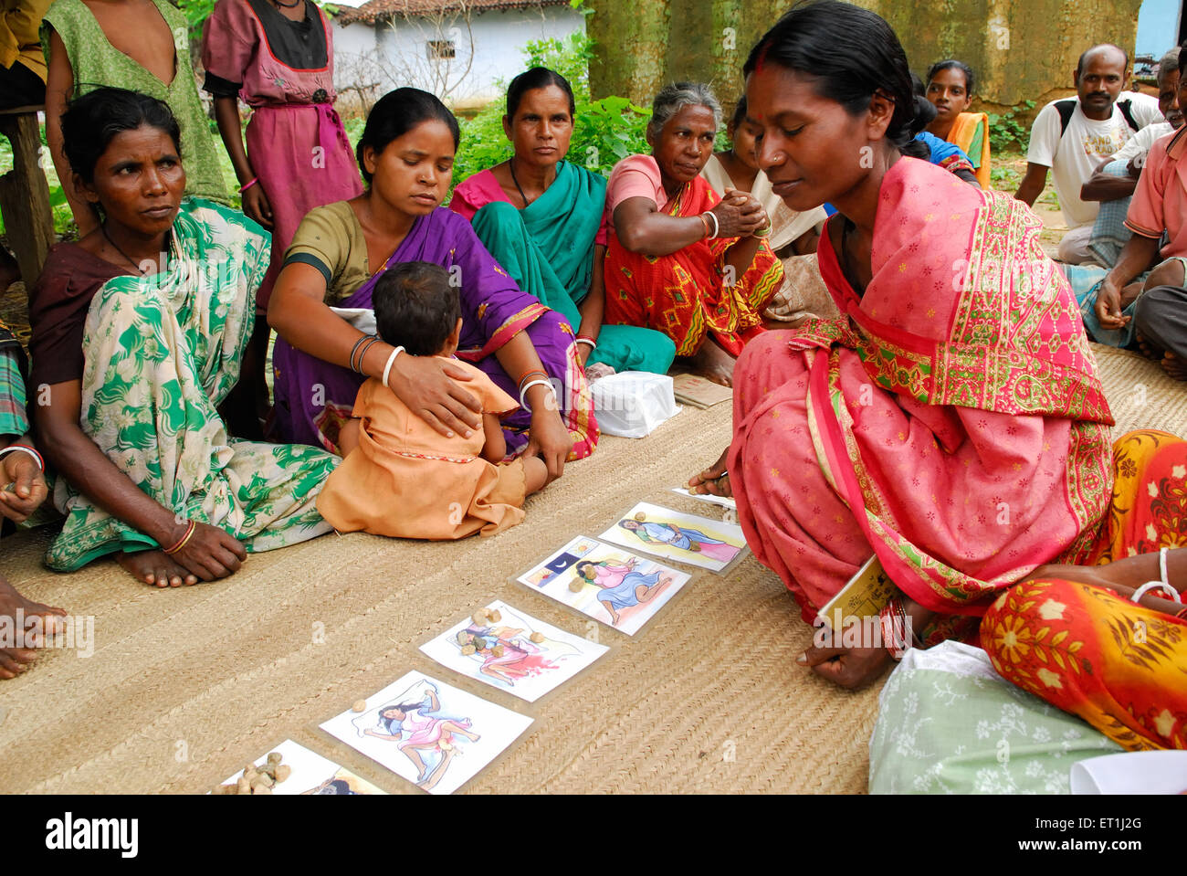 Childbirth education ; Chakradharpur ; Jharkhand ; India NO MR Stock Photo