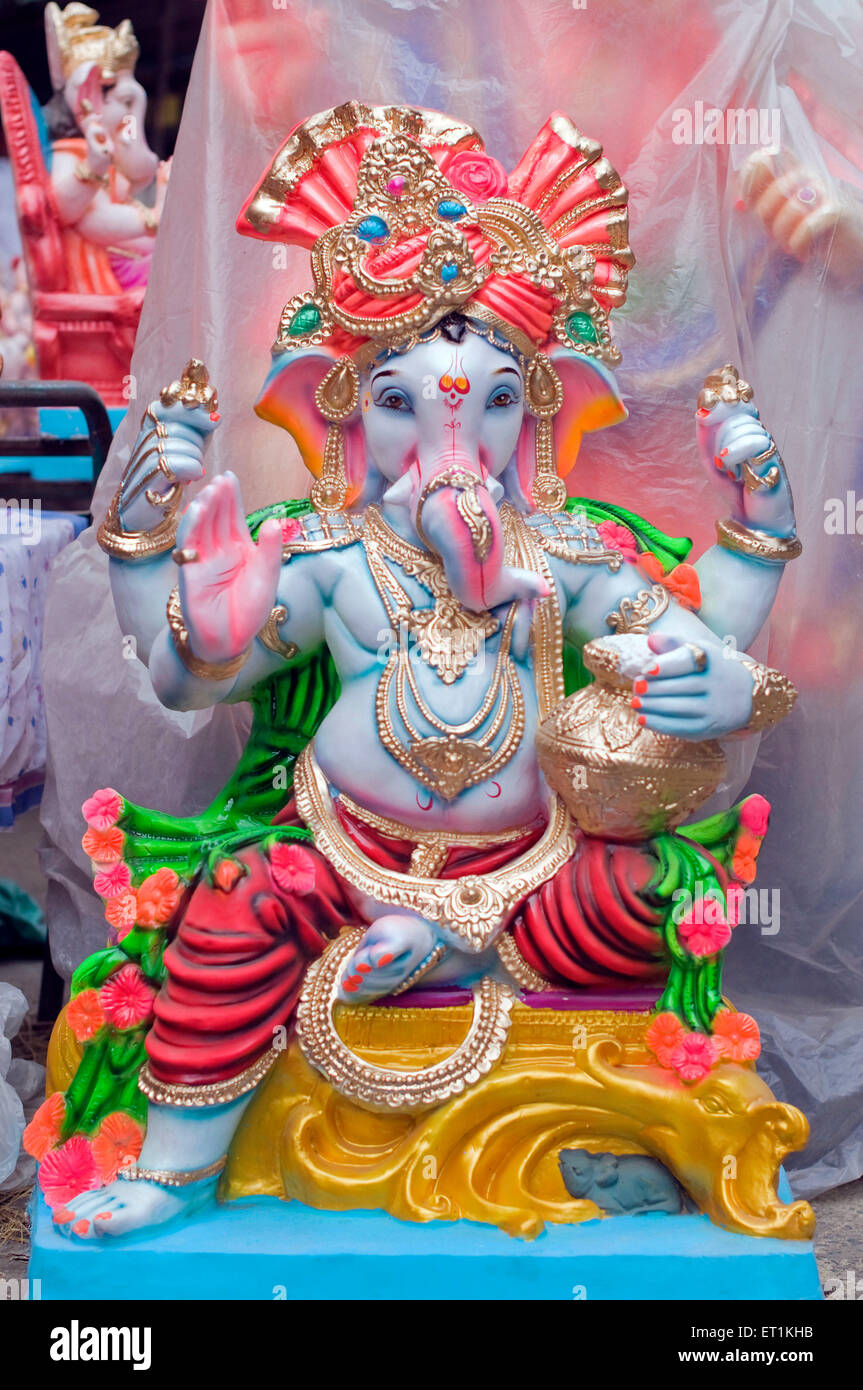 idol of Lord Ganesh in Pune at Maharashtra India Asia Stock Photo - Alamy