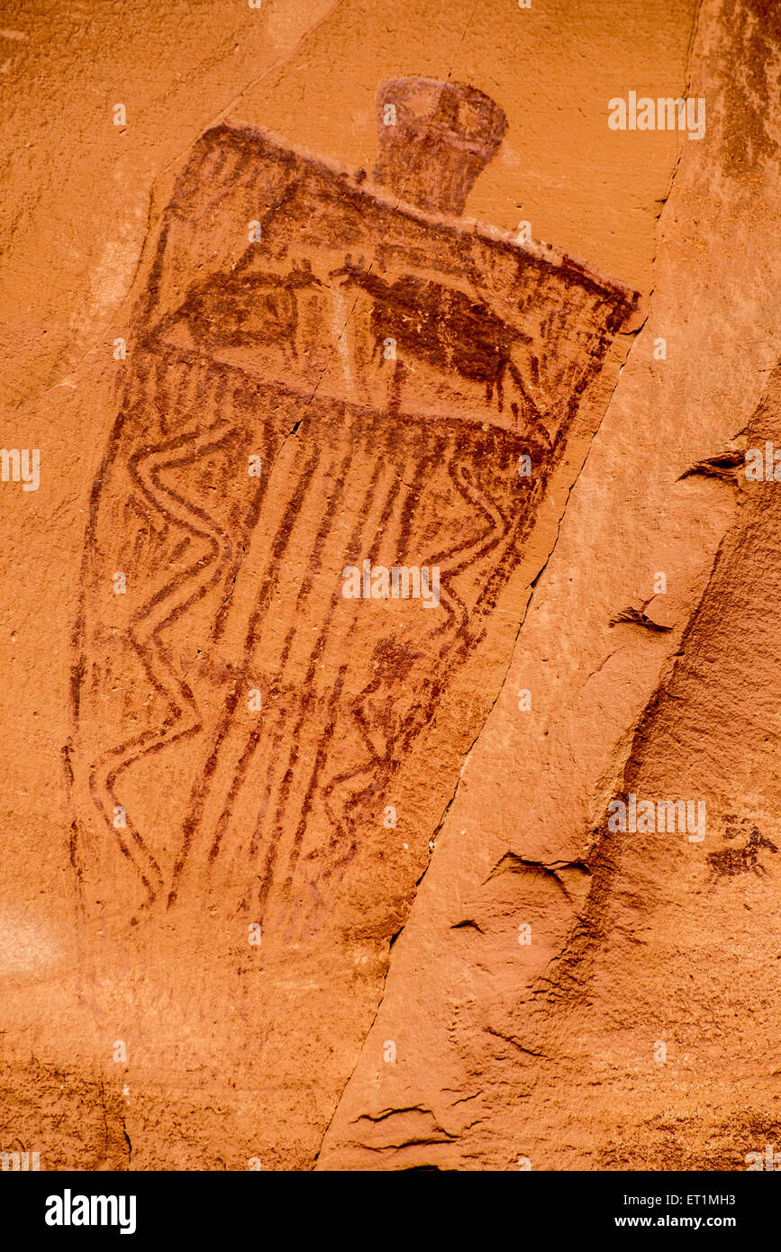 Horseshoe Canyon Pictographs, Canyonlands National Park Utah Stock Photo Alamy