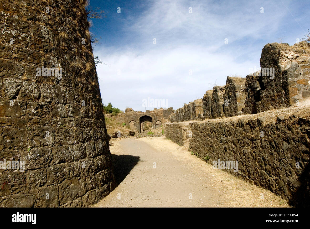 Gavilgad fort Chikhaldara Amravati Maharashtra India Stock Photo