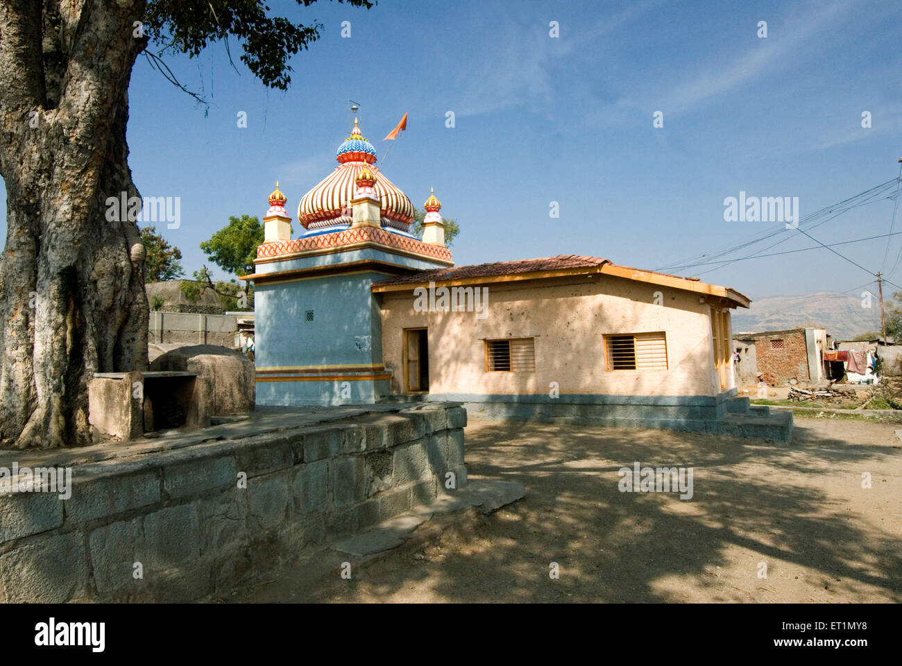 Rokdoba maruti mandir of hanuman at Junnar village ; district Pune ; Maharashtra ; India Stock Photo