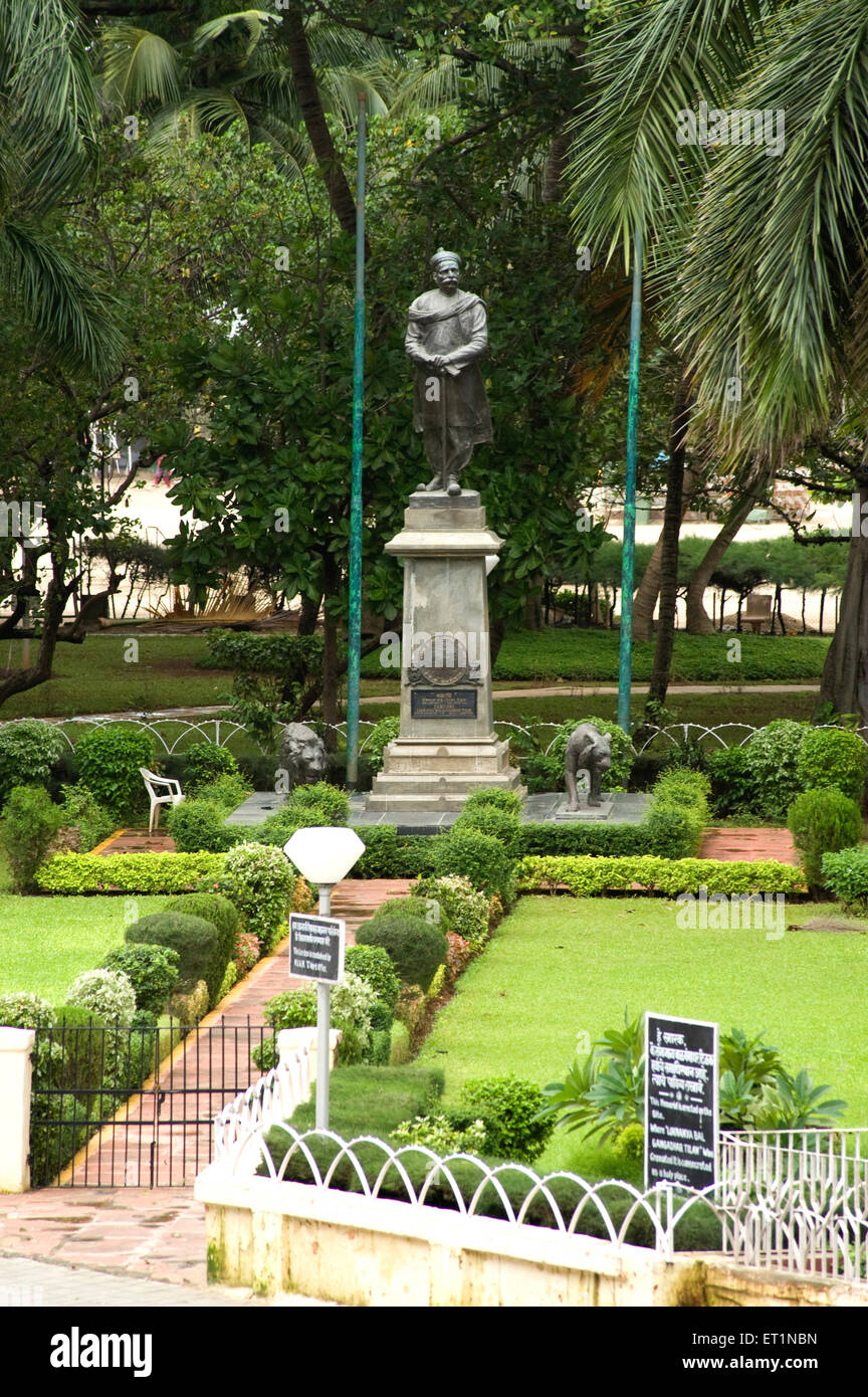 Statue of lokmanya bal gangadhar tilak at chowpatty ; Bombay ...