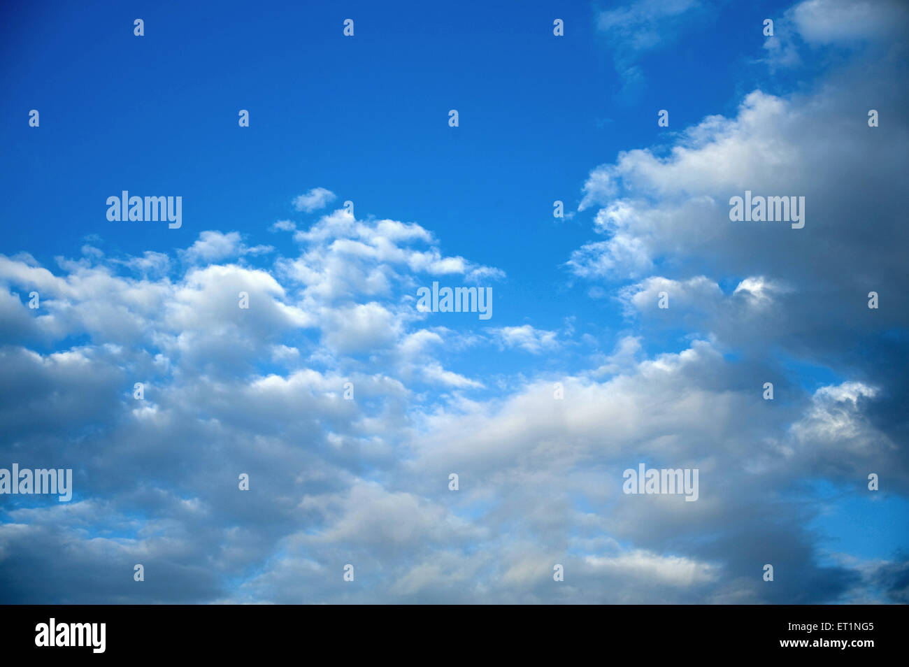 Blue sky and white clouds Stock Photo