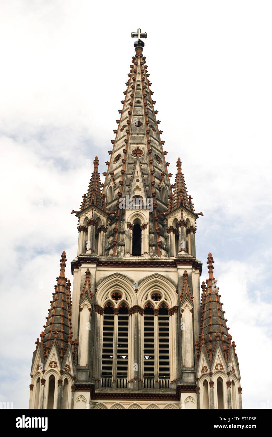 Saint lourdes church is replica of lourdes in Tiruchirappalli ; Tamil Nadu ; India Stock Photo