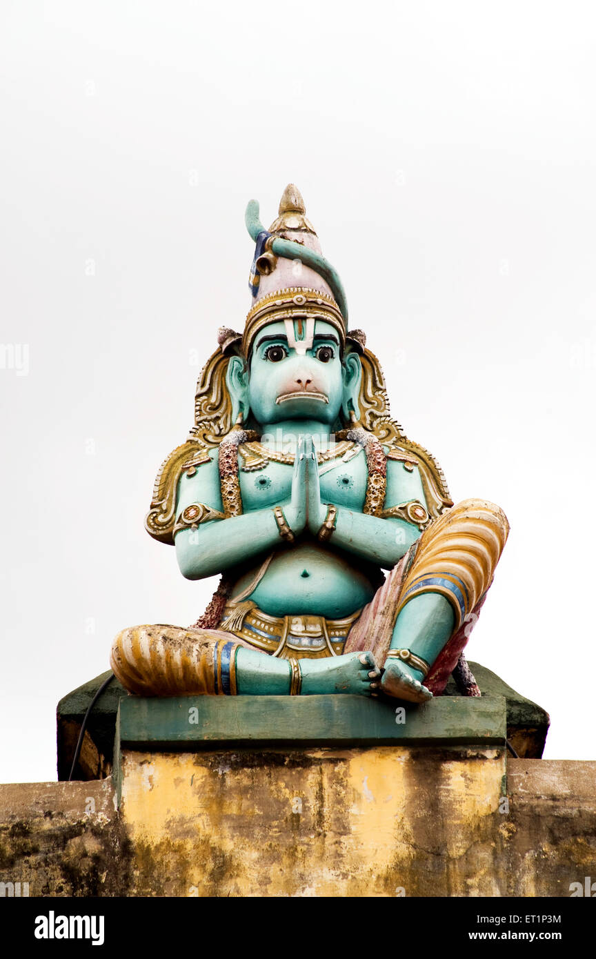 Statue of hanuman on ranganathaswamy temple at srirangam near