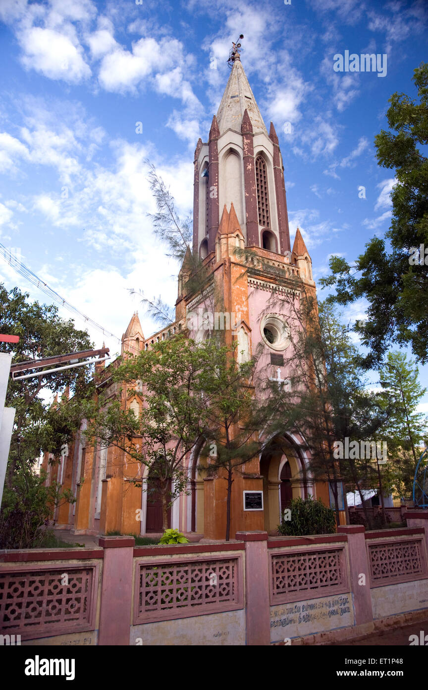 Tamil evangelical lutheran church or zion church at ; Tiruchirapalli ; Tamil Nadu ; India Stock Photo