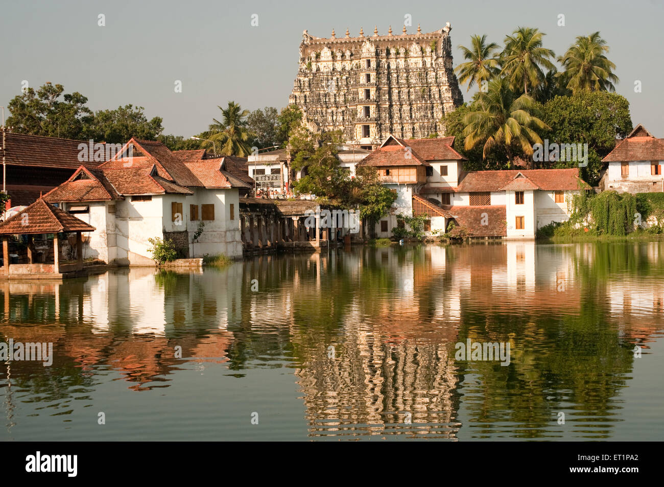 Shri padmanabhaswamy temple at ; Trivandrum Thiruvananthapuram ; Kerala ; India Stock Photo