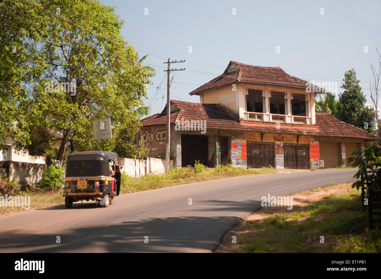 old house ; Ponmudi ; Peringamala ; Trivandrum ; Thiruvananthapuram ; Kerala ; India ; Asia Stock Photo