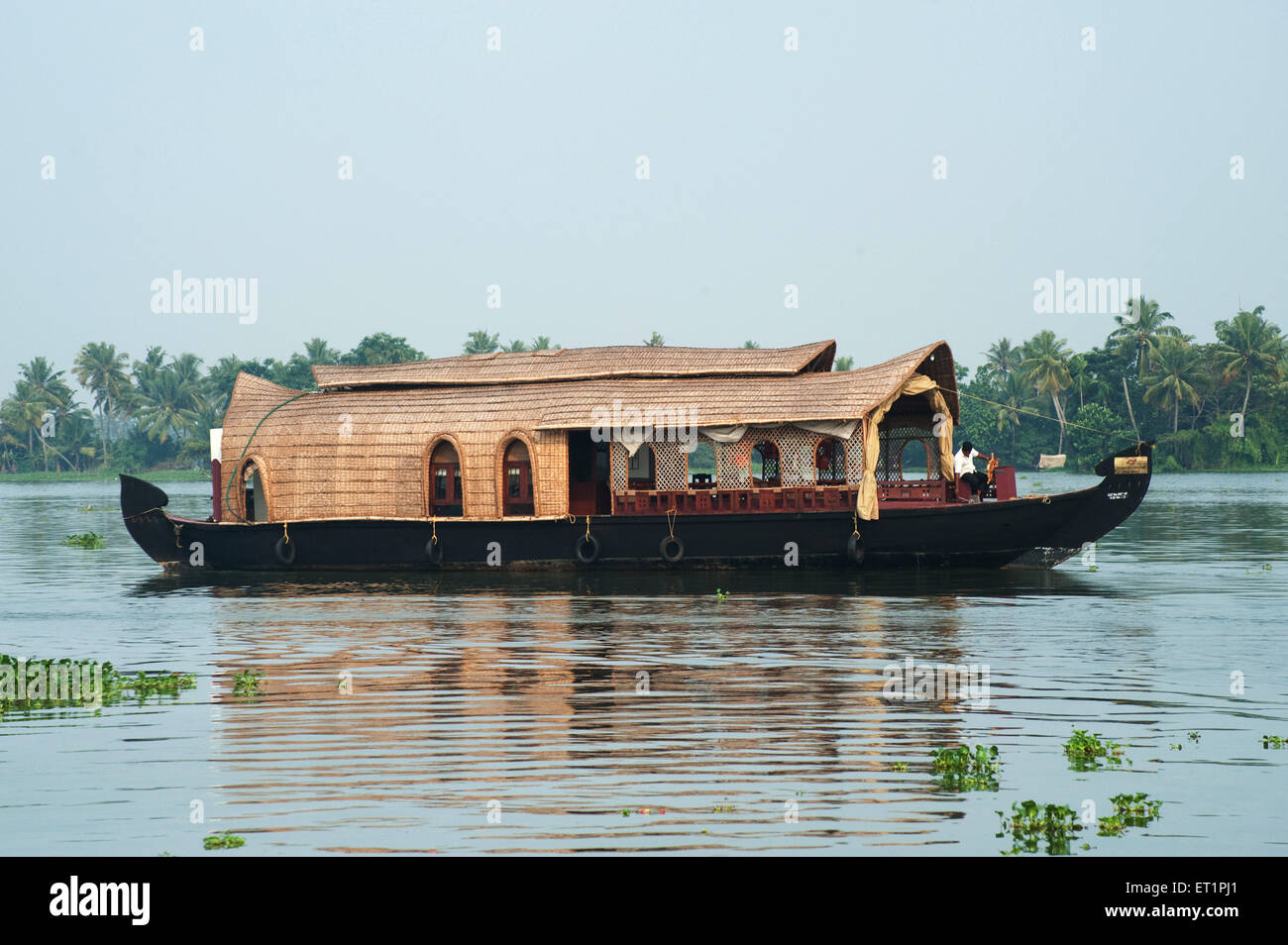 Kettuvallam houseboat ; Kerala ; India Stock Photo Alamy