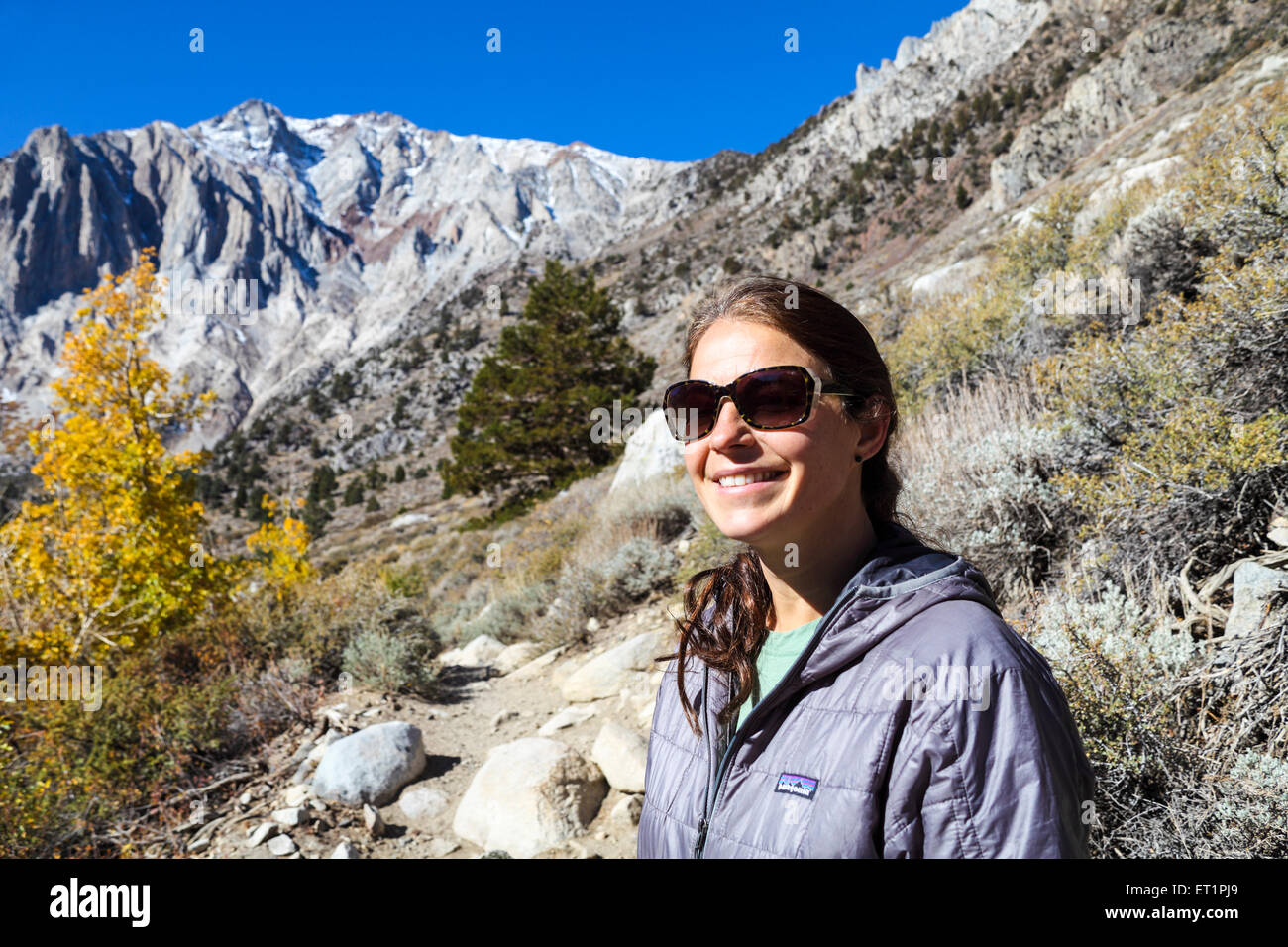 Happy hiker patagonia hi-res stock photography and images - Alamy