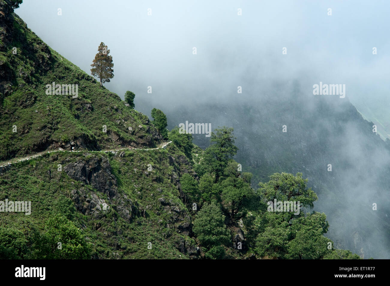 Mountain at uttarakhand India Asia Stock Photo