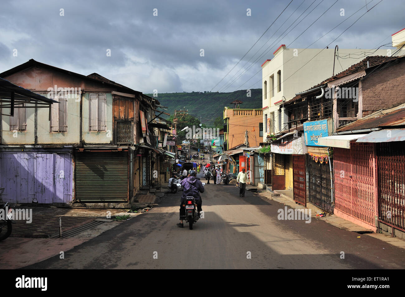 Village road, Samara, Maharashtra, India, Asia, Asian, Indian Stock Photo