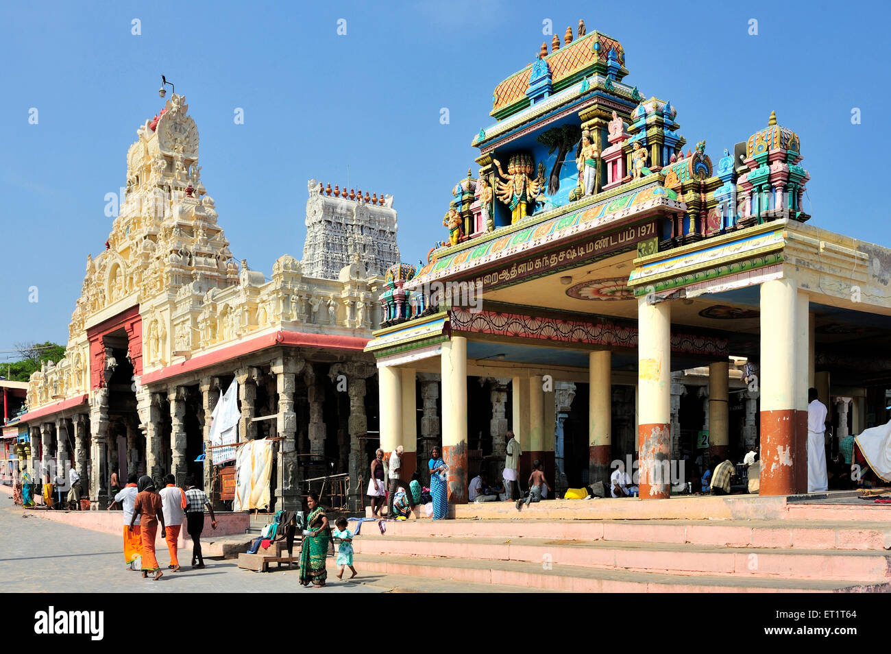 Subramanya temple in tiruchendur at tamil nadu india Asia Stock ...