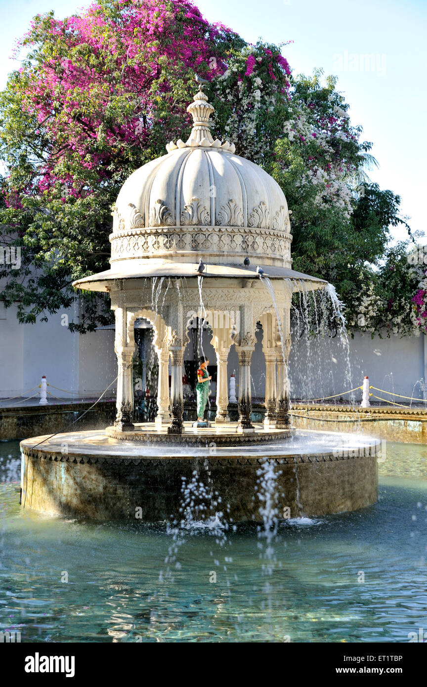 Pavilion in saheliyon ki bari udaipur at rajasthan india Asia Stock ...