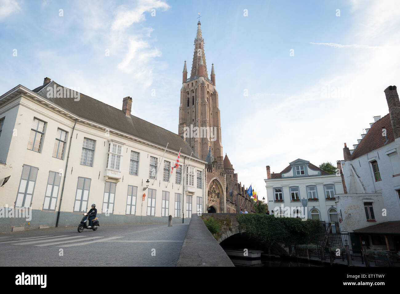 Bruges, Belgium, Arentshuis, Church of Our Lady and Gruuthuse Museum Stock Photo